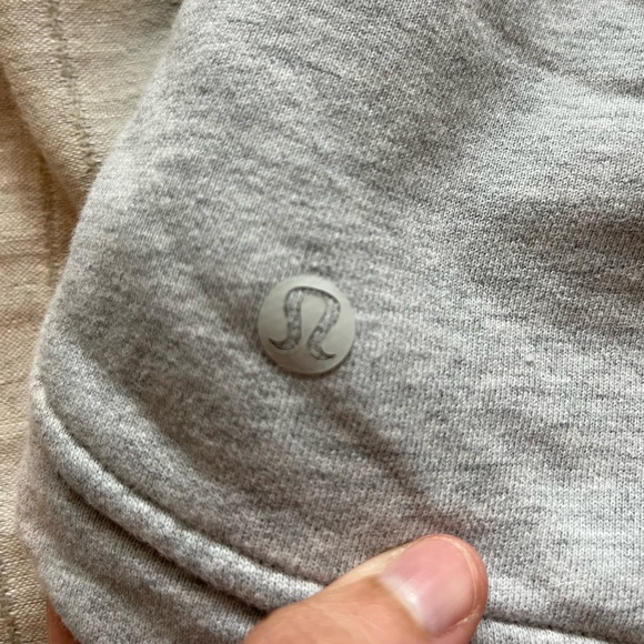 Lululemon Hot Grey Cotton Lounge Sweat Shorts - Picture 4 of 5